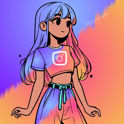 girl in a cute crop top