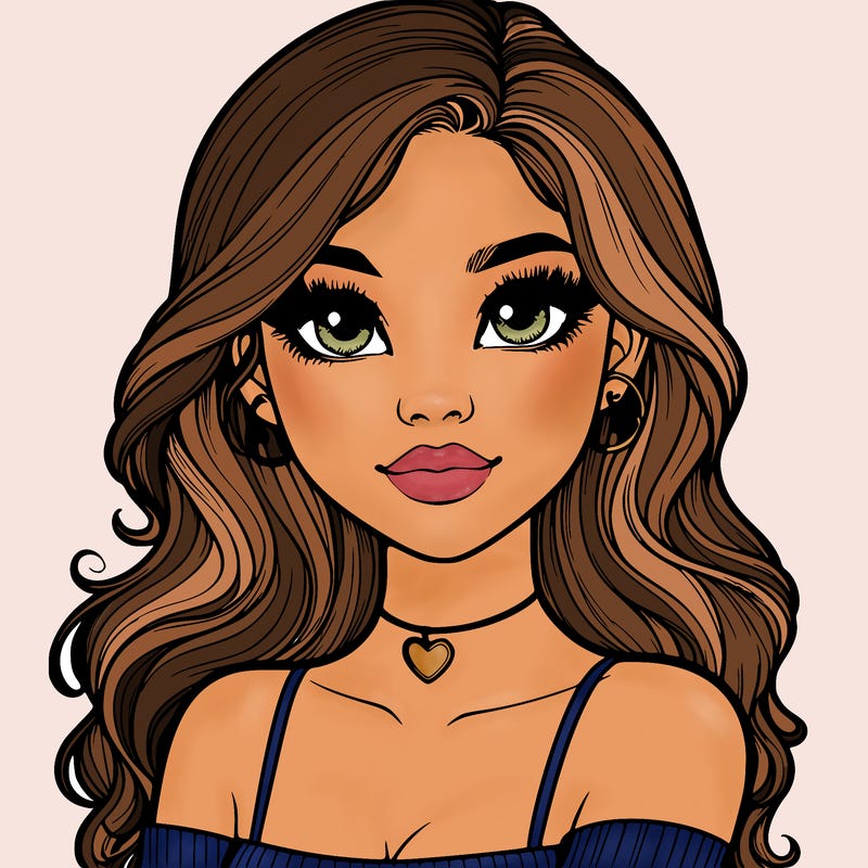 realistic pretty girl