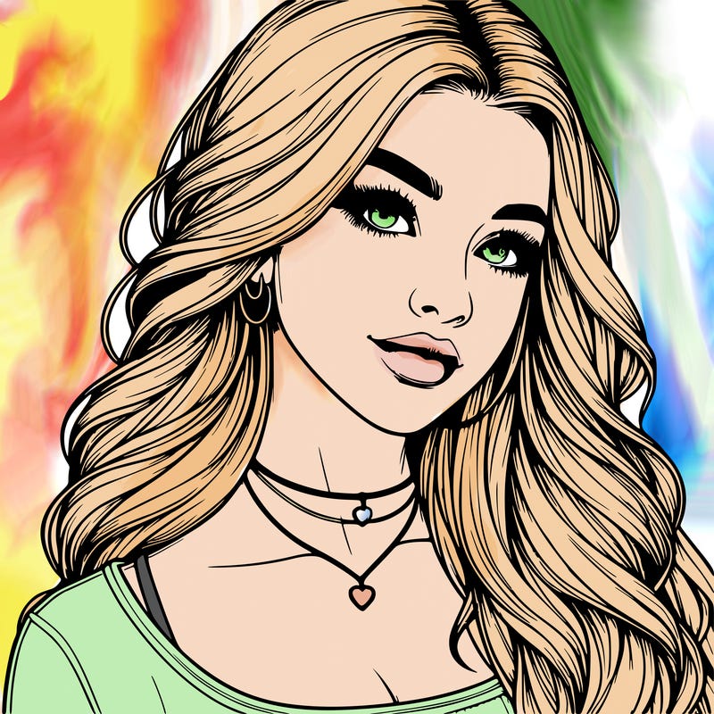 detailed realistic girl