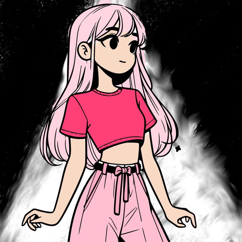 girl in a cute crop top