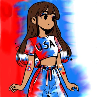 girl in a cute crop top