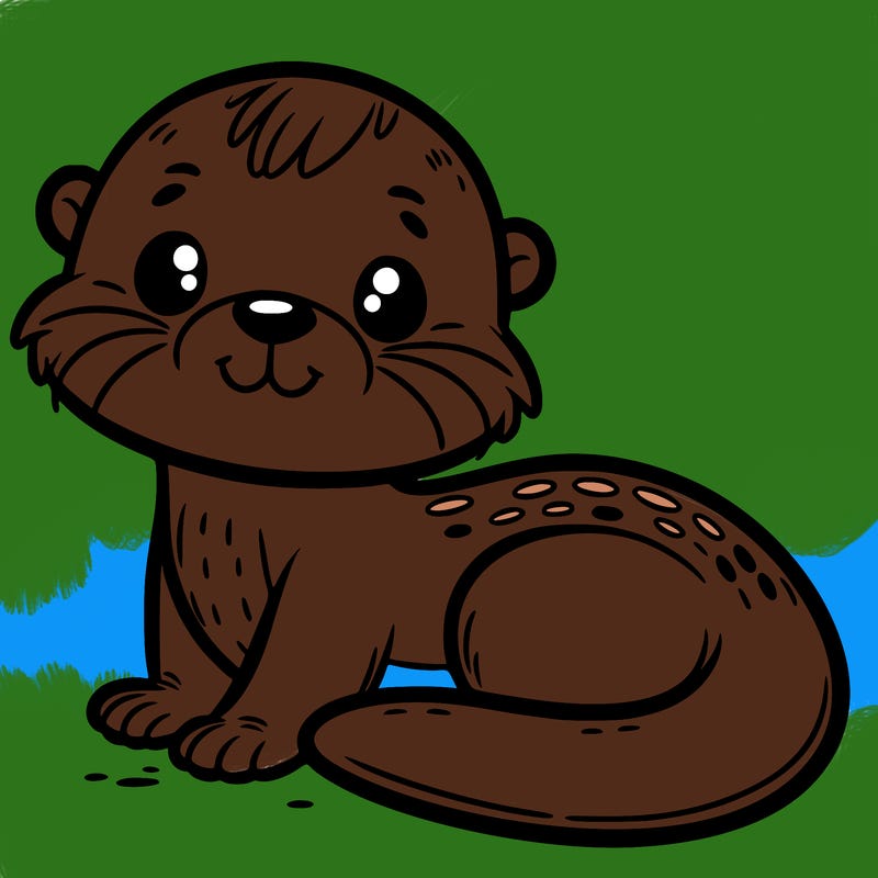 cute otter