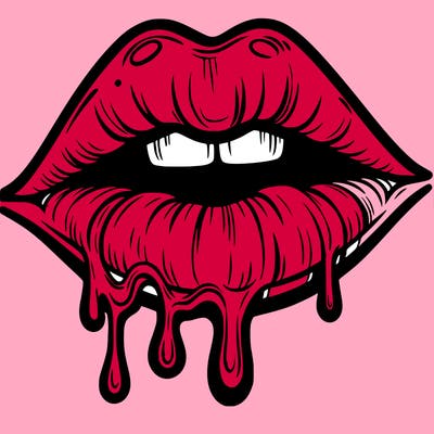 lips that look realistic and drip
