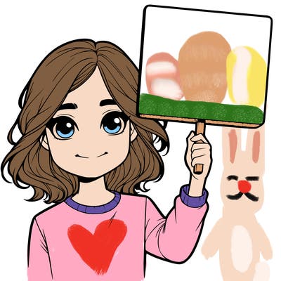 realistic girl holding up a sign