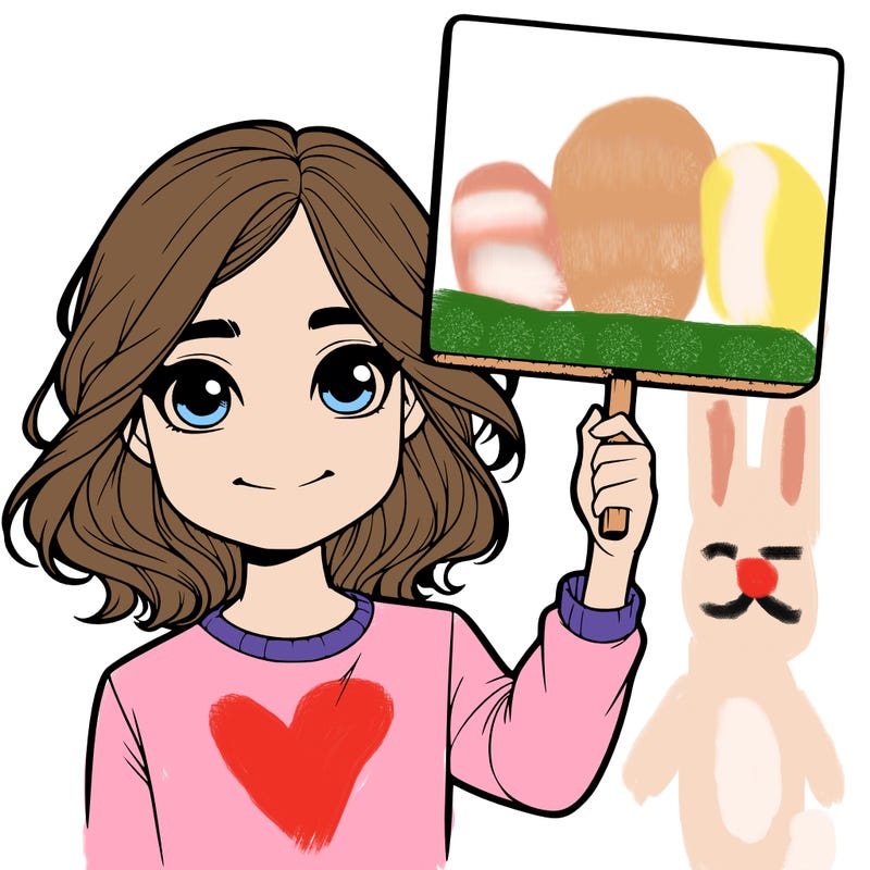 realistic girl holding up a sign