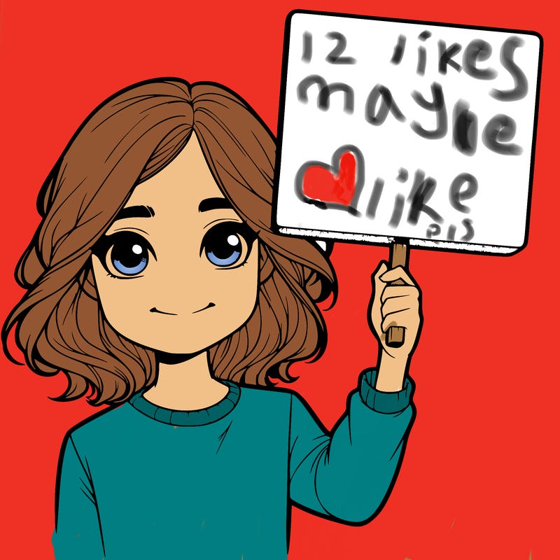 realistic girl holding up a sign