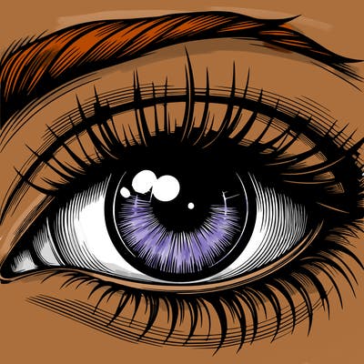 realistic eye