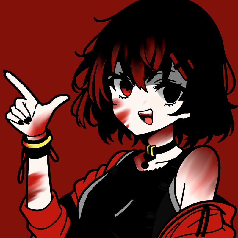 an anime girl who looks cool