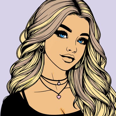 detailed realistic girl