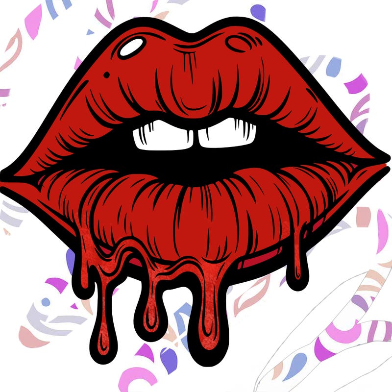 lips that look realistic and drip