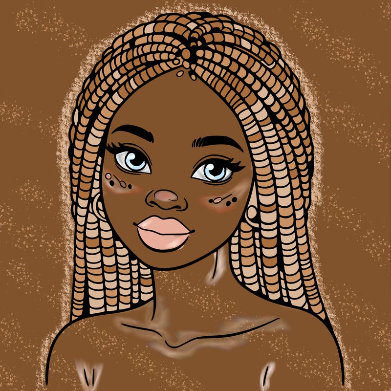 african woman with fulani braids