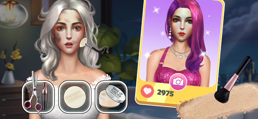 ASMR Makeover: Beauty Makeup - Una transformación de personaje de "del caos al glamour" en ASMR Makeover Beauty Makeup