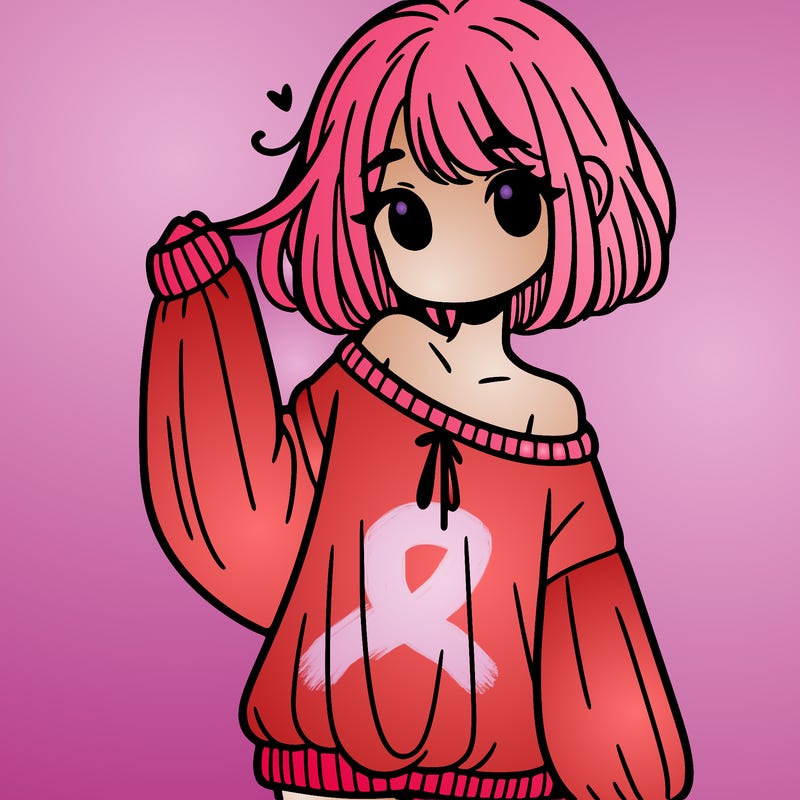 girl in baggy sweater hanging off her shoulder