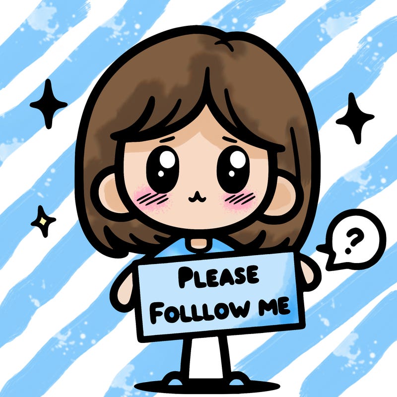 please follow me