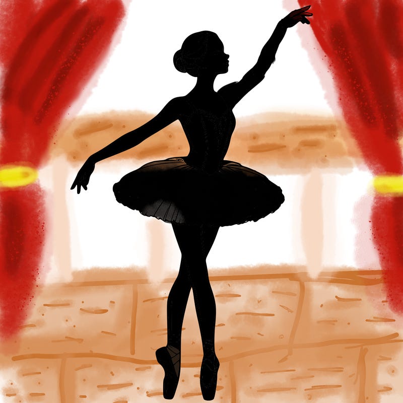realistic ballerina