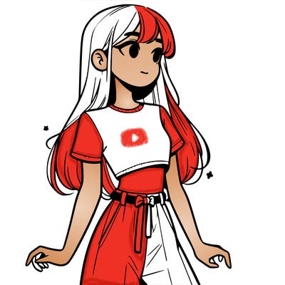 girl in a cute crop top