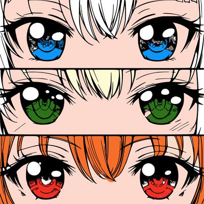 anime eyes