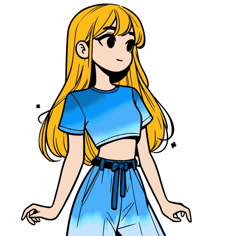 girl in a cute crop top