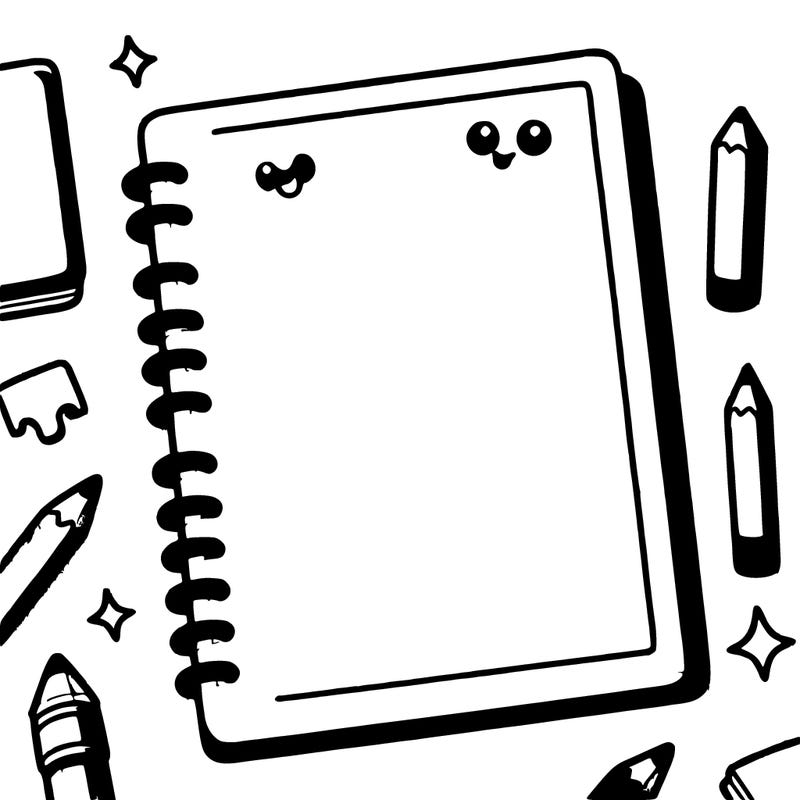 blank notebook lines