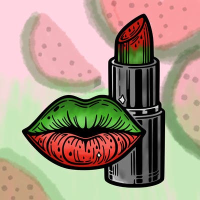lips and lipstick