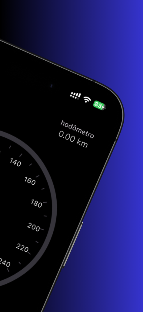 GPS Speed Test: Speed Curve - Interfaz de velocímetro y odómetro digital de la aplicación Prueba de Velocidad GPS
