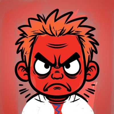 a very, very, very, very angry man