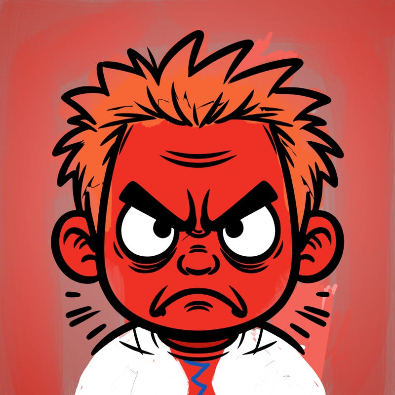 a very, very, very, very angry man