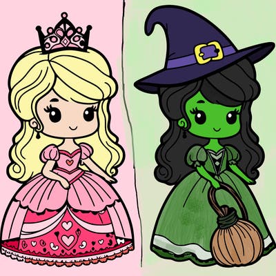 princess as a witch