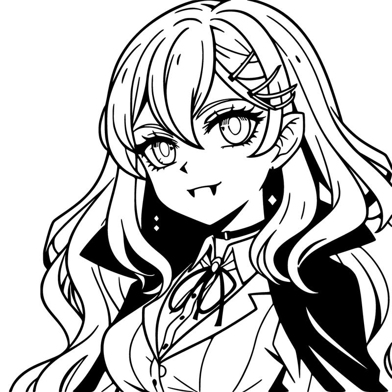 female anime vampire