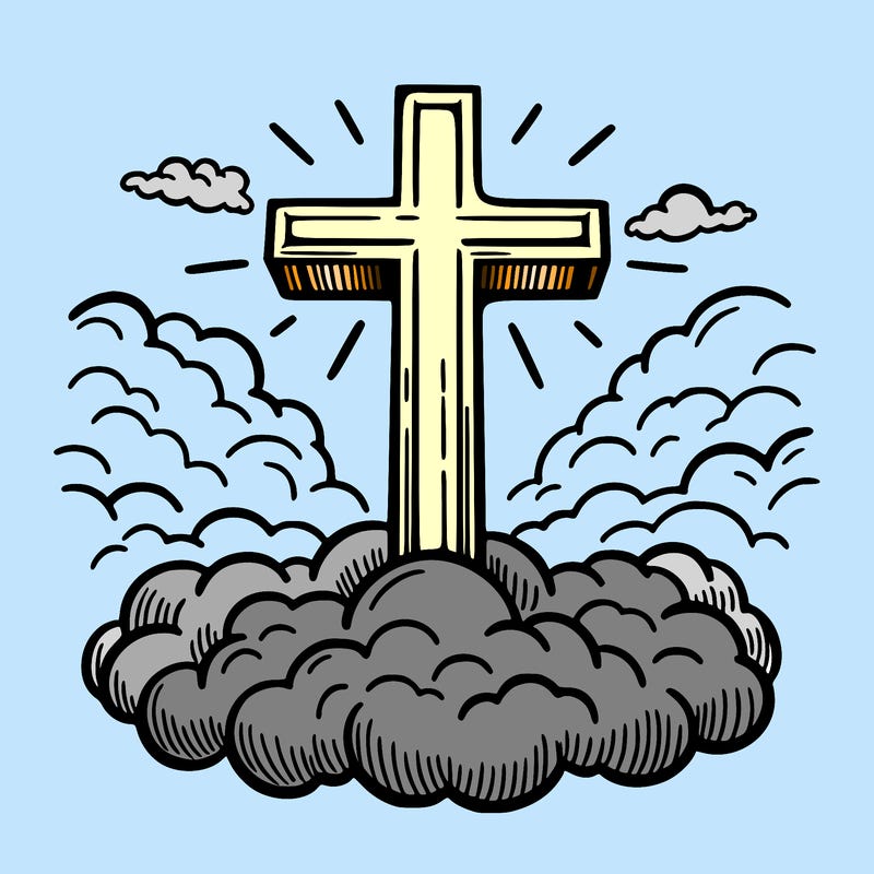 cross in heaven
