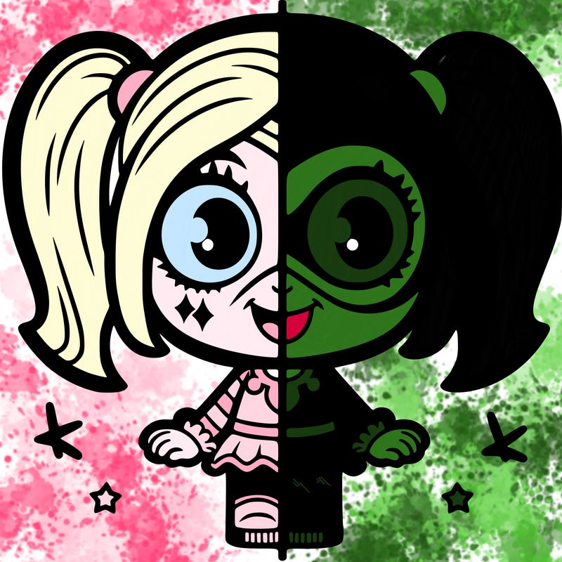 split harley quinn