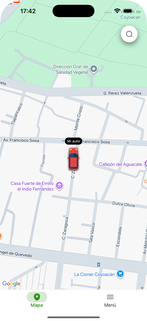 Encontrol My App - Rastreo de vehículos en tiempo real en un mapa GPS en Encontrol My App