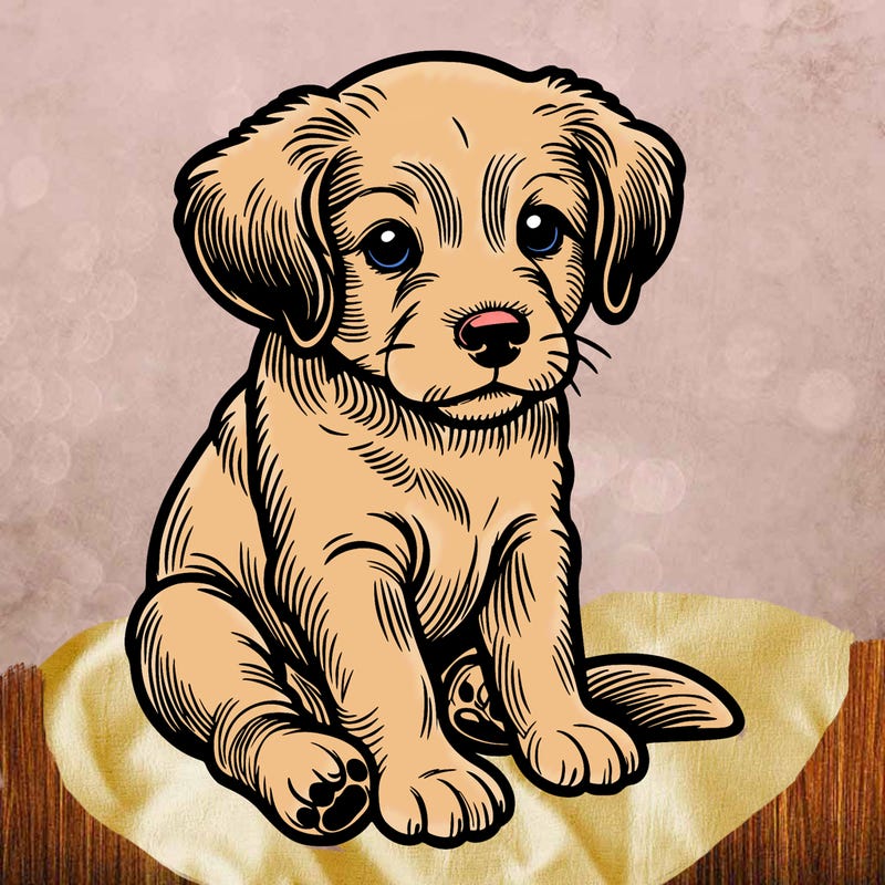 realistic puppy
