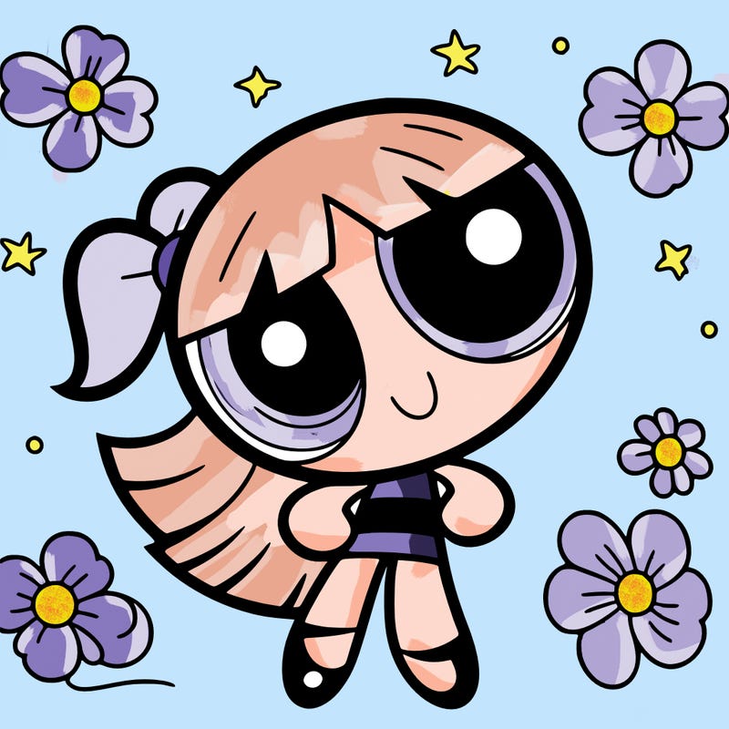 a powerpuff girl