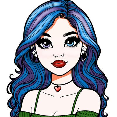 realistic pretty girl