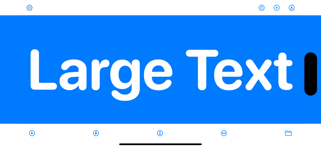 Large Text, Big Text to Speech - Graphics & Design App | MWM