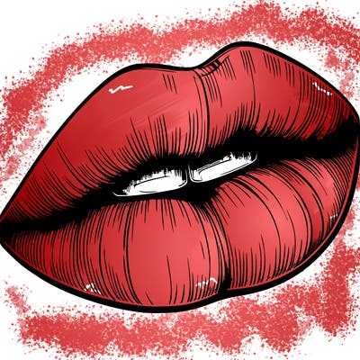 realistic lips
