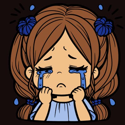girl crying