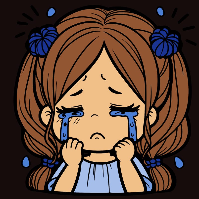 girl crying
