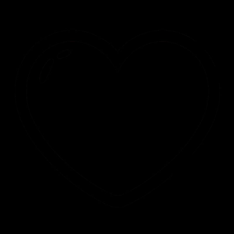 a blank heart