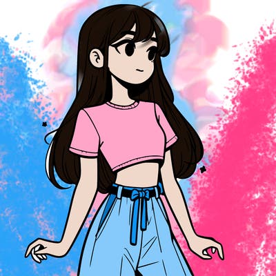 girl in a cute crop top