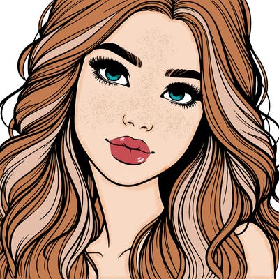 beautiful realistic girl