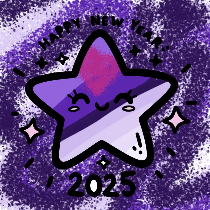 happy new year 2025 star wish