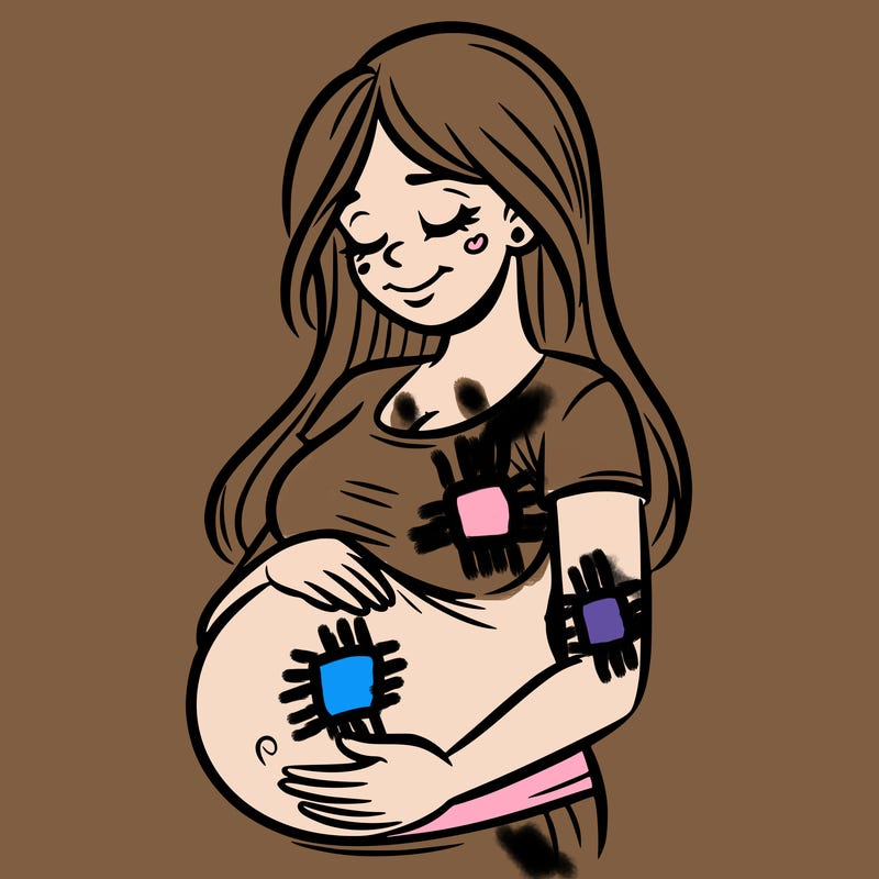 pregnant woman