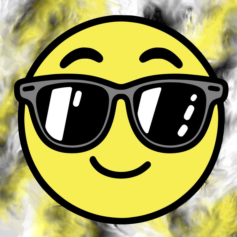 emoji with sunglasses
