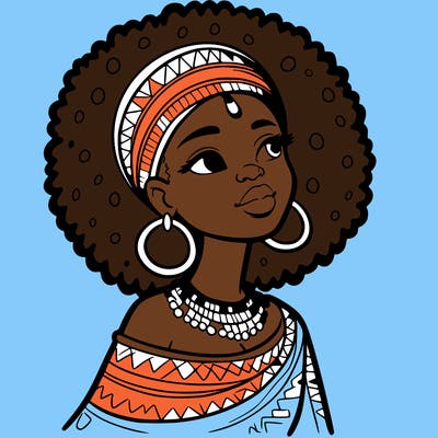african woman