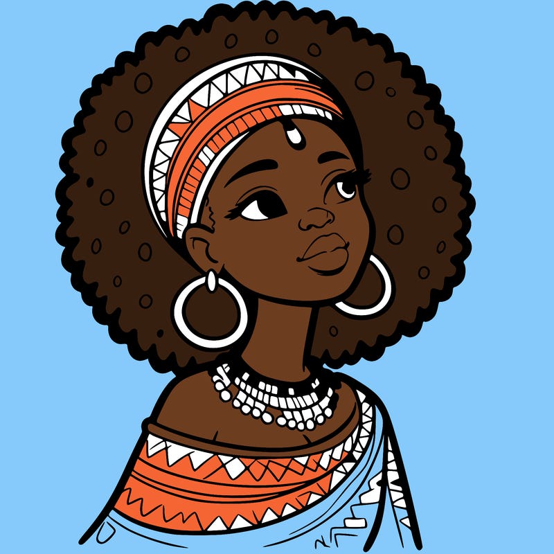 african woman