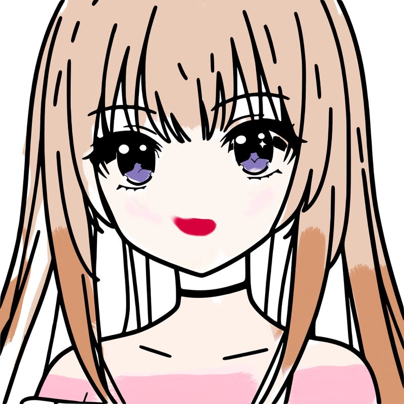 anime girl with icy blue eyes and long straight white hair olive skin