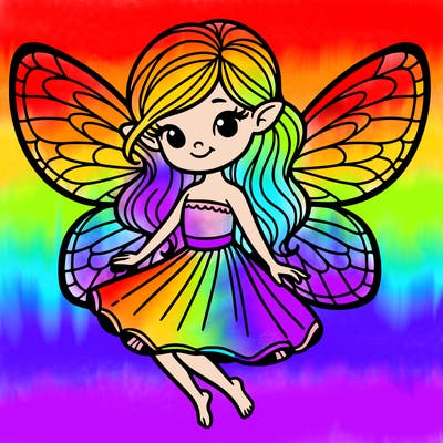 fairy with wings