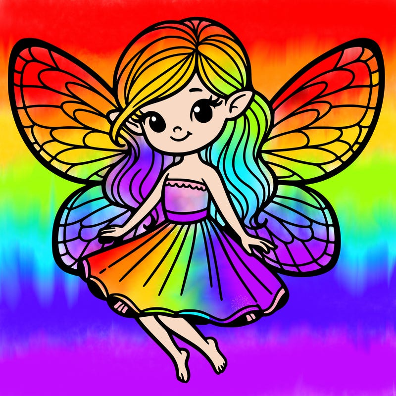 fairy with wings